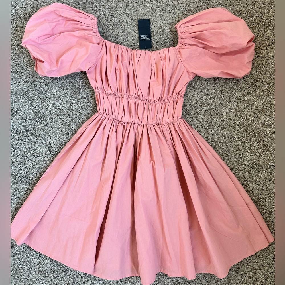 Abercrombie and Fitch, puff sleeve mini dress